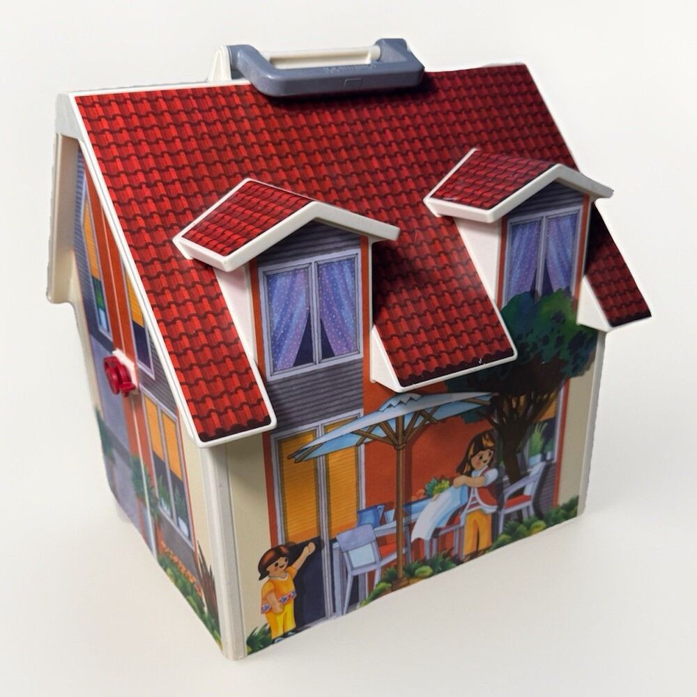 Playmobil Take Along Folding Dollhouse Vintage 2005 Geobra